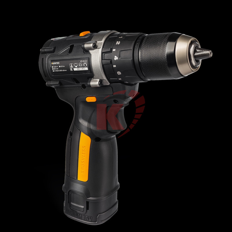 Дрель-шуруповерт аккум. уд. 16В, 45Нм, 2х2Ач (RT-ID121) Runtec