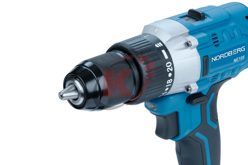 Дрель-шуруповерт аккум. 20В, 80Нм, 2х2Ач (NE108K) Nordberg (Сняли с производства)