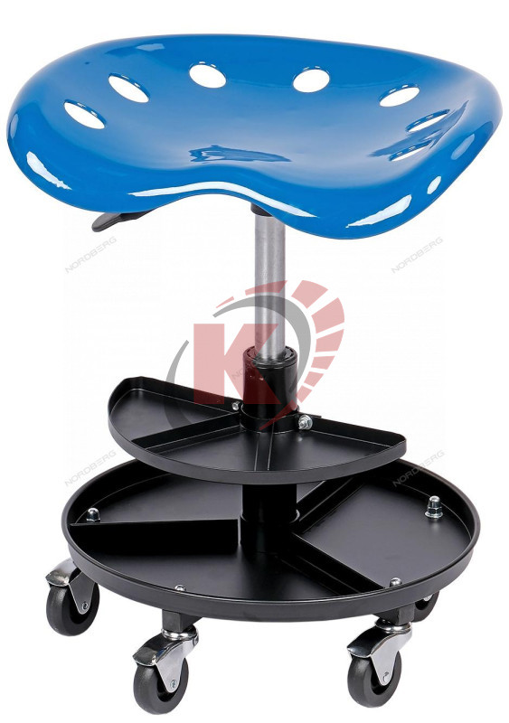 Табурет регулируемый на колесах с инстр. полкой (N30S3) Nordberg