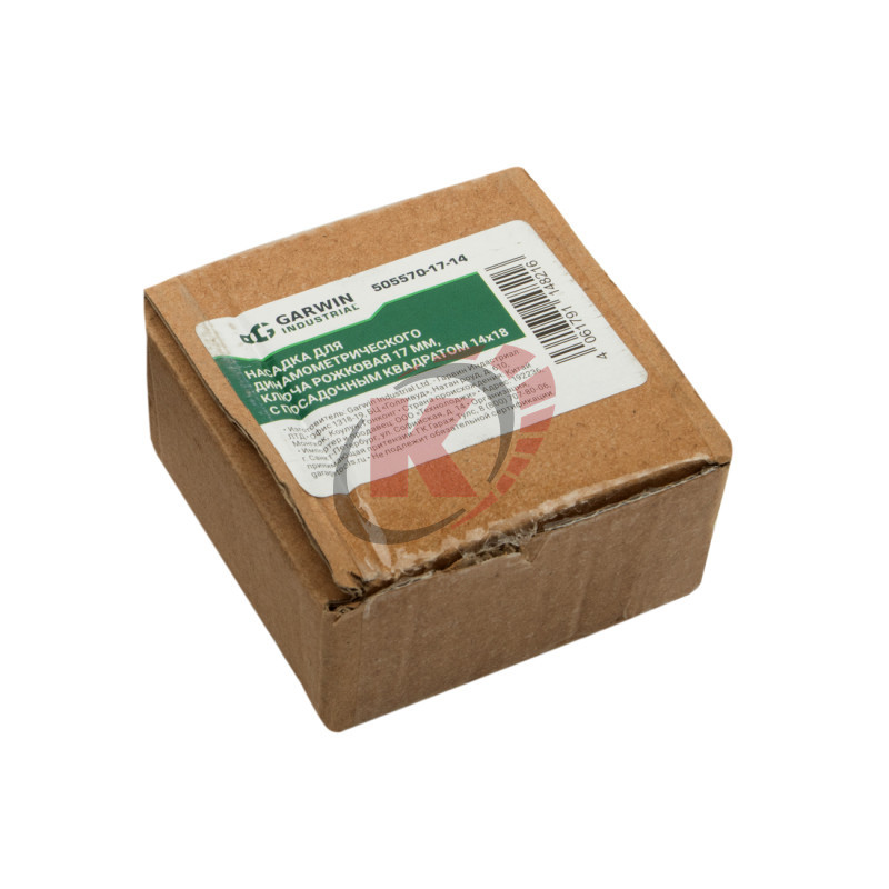 Насадка рожок 17мм (505570-17-14) разъем 14х18мм для динамометрич. ключа Garwin