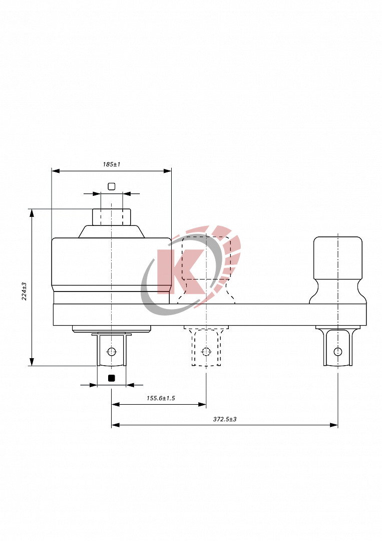 Усилит. крут. момента 1:23.1 1/2" х 1-1/2" 8000 Нм (AQMT-PN49800) Licota
