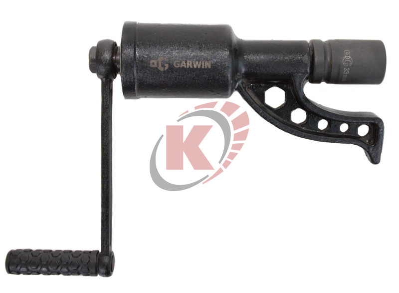 Гайковерт механический 1" с головками 32мм, 33мм (GR-LS4800L) Garwin