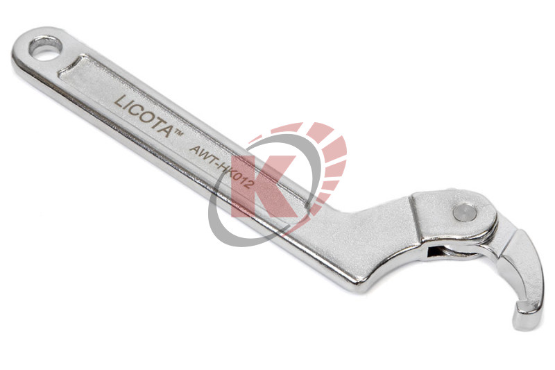 Ключ для круглых шлицевых гаек 110-155 шарнирный КГШ (AWT-HK014) Licota