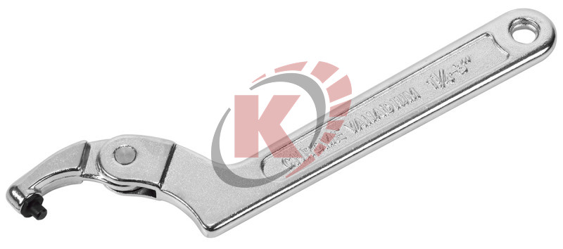 Ключ для круглых шлицевых гаек 31-76 шарнирный со штифтом КГШ (AWT-HK022) Licota