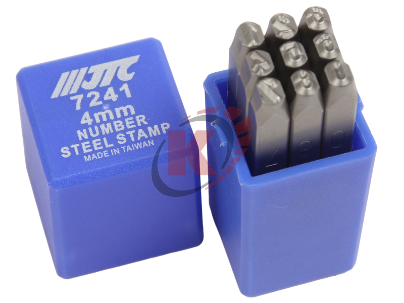 Клейма цифровые стальные №4 (JTC-7241)