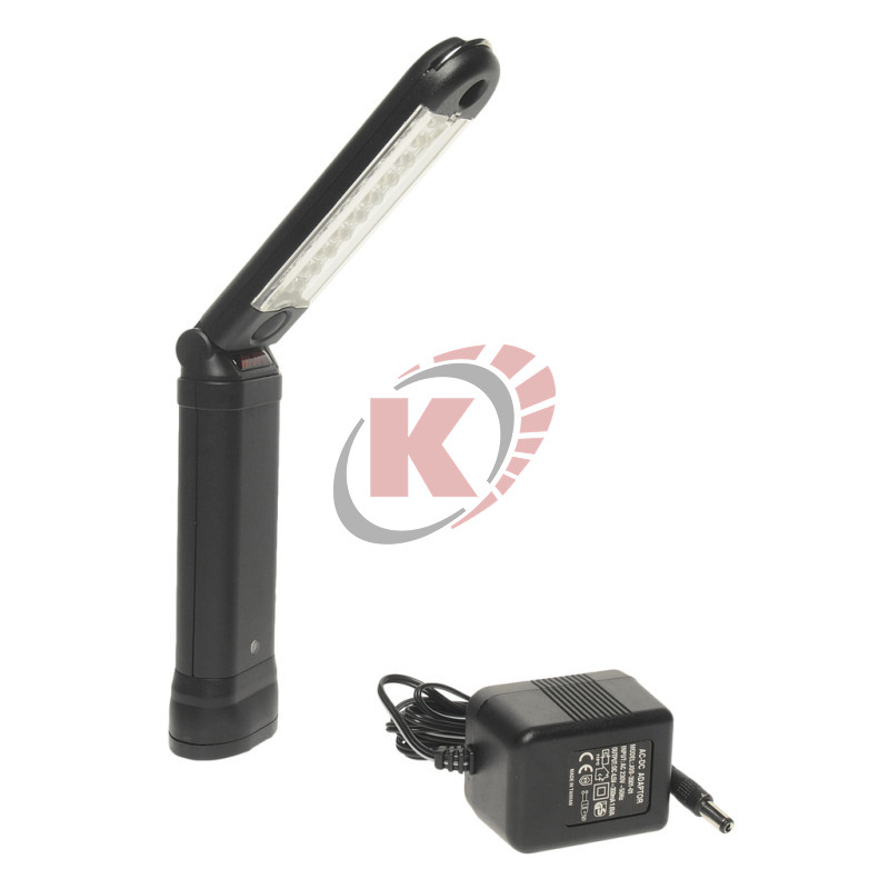 Лампа аккумуляторная переносная, с изменяемым углом наклона 45 градусов 30 светодиодов (JTC-5613)