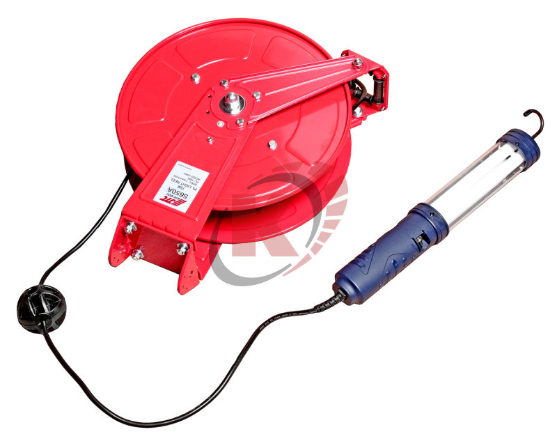 Лампа переносная на катушке с заземлением 15A/AC100~240V провод 2мм L=15м (JTC-5650A)