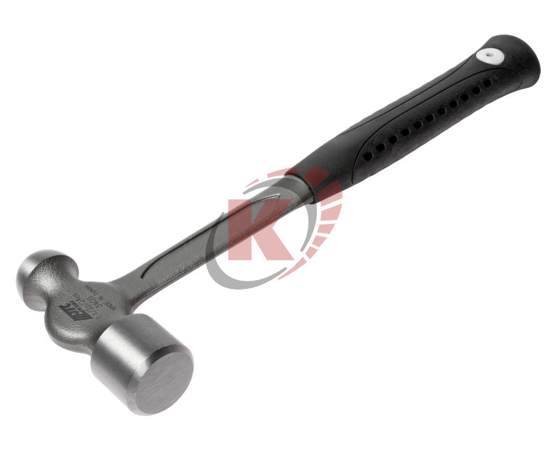 Молоток 1000г с обрезиненной ручкой круглый боек рихтовочный (JTC-3409)