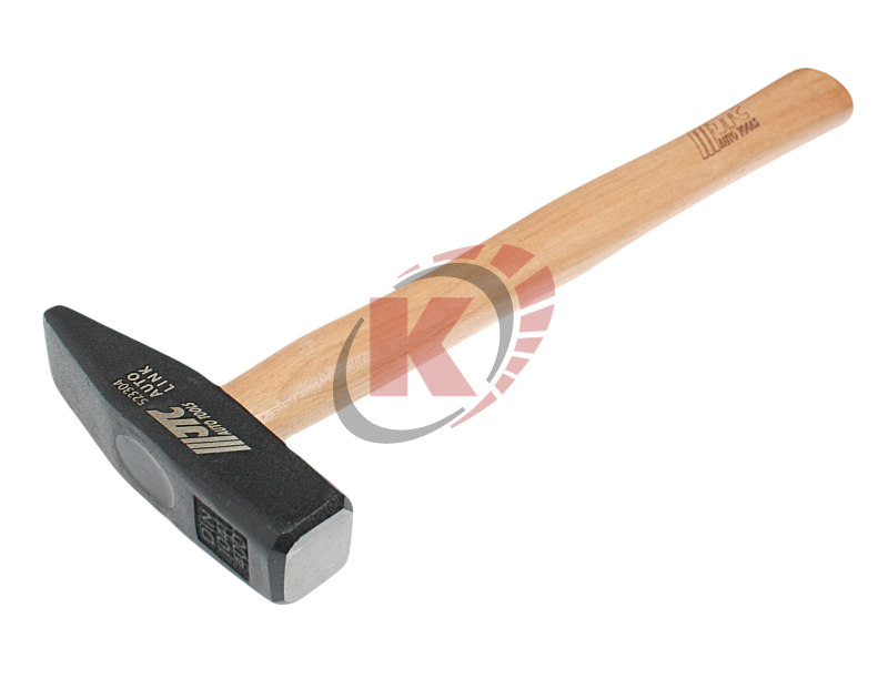 Молоток 400г с деревянной ручкой квадратный боек (JTC-523304)
