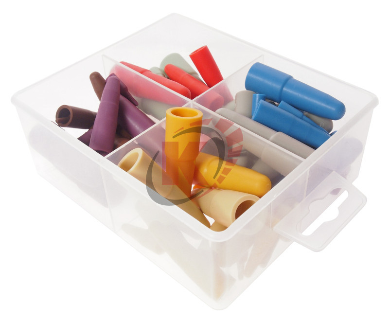 Набор заглушек и колпачков 3мм, 4мм, 6мм, 8мм, 9мм, 11мм, 12мм 72 предмета (JTC-4206)