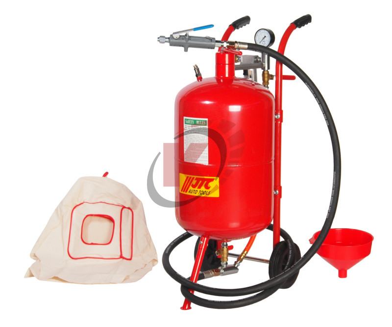 Пескоструйный аппарат, шланг 1/2",макс. давл. 250PSI, объем 38л. (JTC-5324)