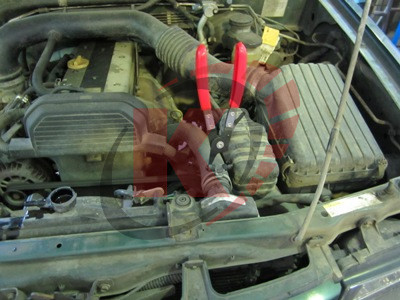 Клещи для хомутов шлангов, губки с "+" и "V" разъемом (ATM-0049) Licota