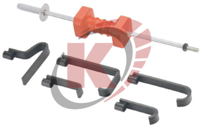 Молоток обратный кузовной в наборе с 5 насадками вес молотка 6 кг. (ATG-6269) Licota