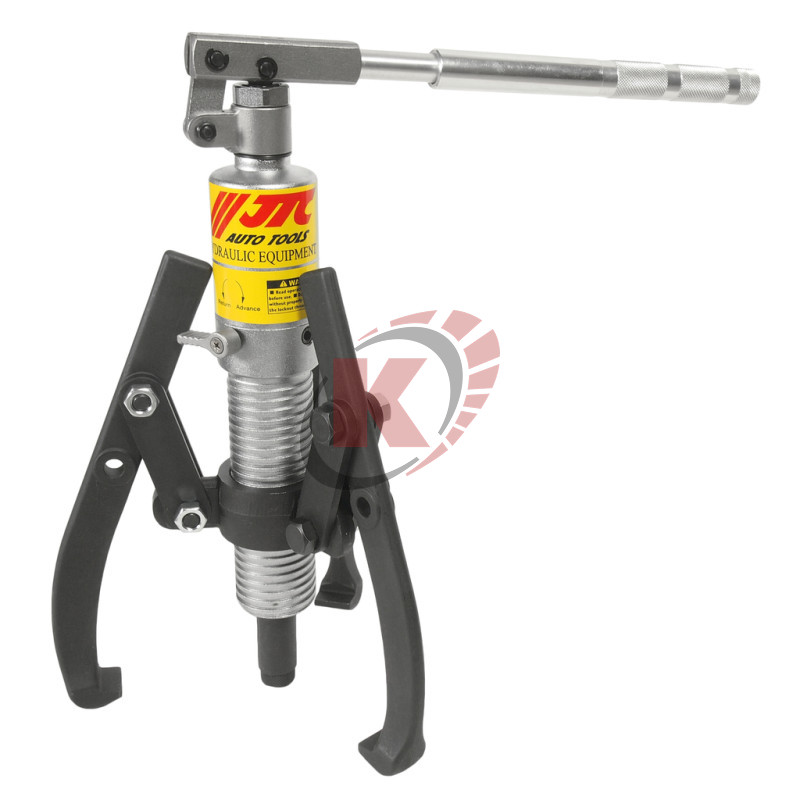 Съемник 3х лапый гидравлический 8т в кейсе со встроенным насосом 100-350мм (JTC-PM800)