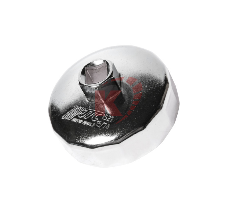 Съемник масляного фильтра "чашка" 15-гранная 74мм (JTC-1521)