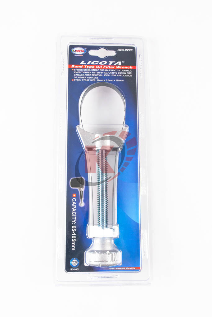 Съемник масляных фильтров ленточный 65-105мм (ATA-0278) Licota
