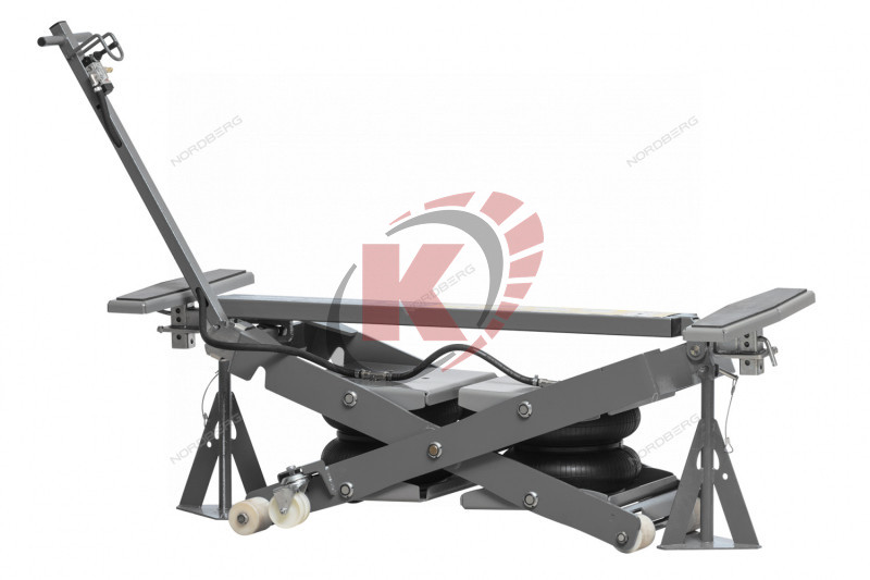 Подъемник ножничный 2,5т мобильный пневматический (N636-2,5) Nordberg