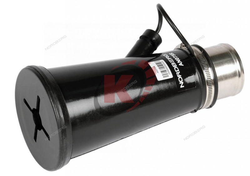 Насадка газоприемная резиновая круглая на шланг d=75мм (AN075R) Nordberg