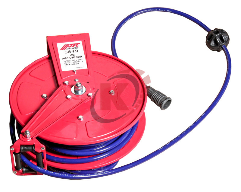 Шланг для подачи воздуха на катушке, диаметр шланга 8мм L=15м (JTC-5649)