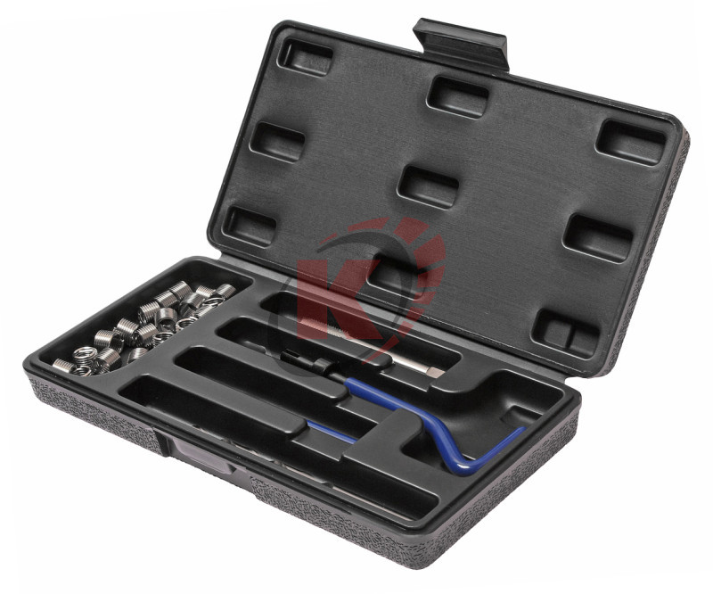 Набор для восстановления резьбы вставки M10x1.5 L=13.5мм, 10шт 14 предметов (JTC-4784)