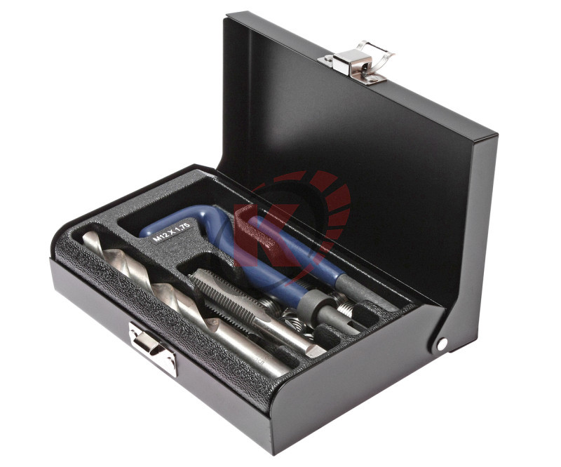 Набор для восстановления резьбы вставки M12x1.75 L=16.3мм, 10шт 14 предметов (JTC-4787)