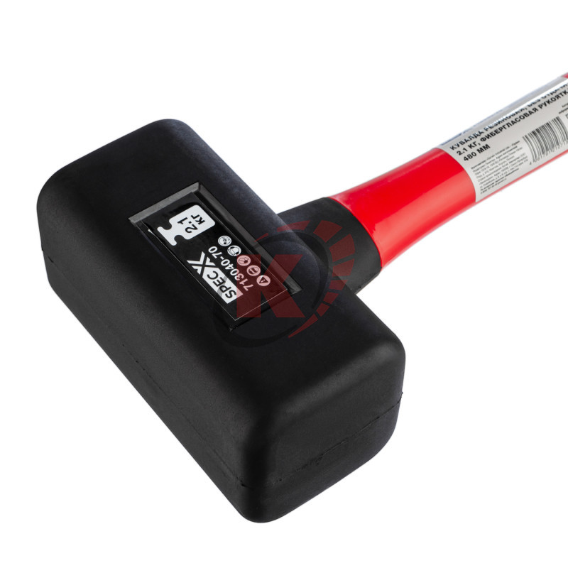 Кувалда 2,1кг с фиберглассовой ручкой без отдачи (713040-70) SpecX