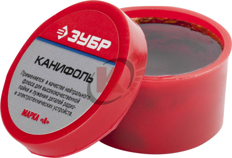 Канифоль для паяльный работ 20г (55470-020) ЗУБР