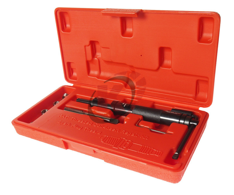 Набор для восстановления резьбы свечей зажигания пружинная вставка 5шт.-М10*1,0 3/8" (JTC-4309)