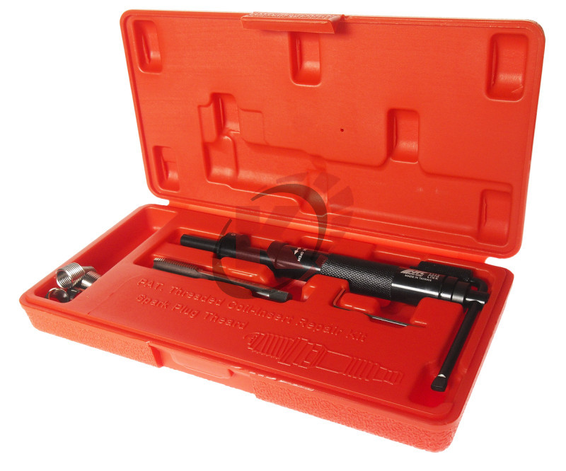 Набор для восстановления резьбы свечей зажигания пружинная вставка 5шт.-М11*1,5 41/64" (JTC-4310)