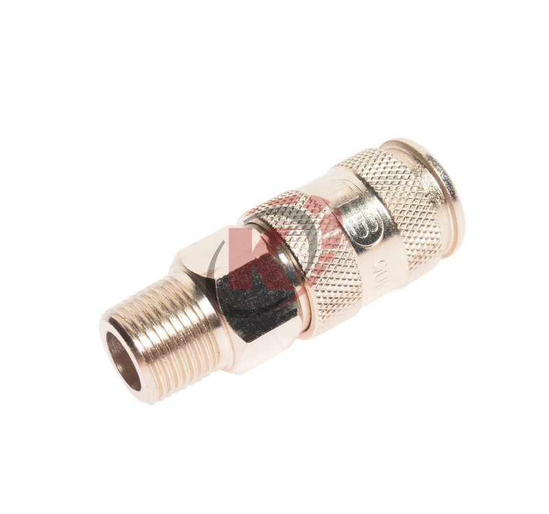 Соединитель быстросъемный 3/8" внешн. резьба европейский стандарт, тип БРС мама (JTC-D30SMA)