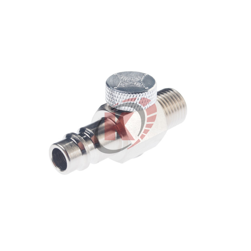 Соединитель быстросъемный с регулятором давления европейский стандат (JTC-5529A)