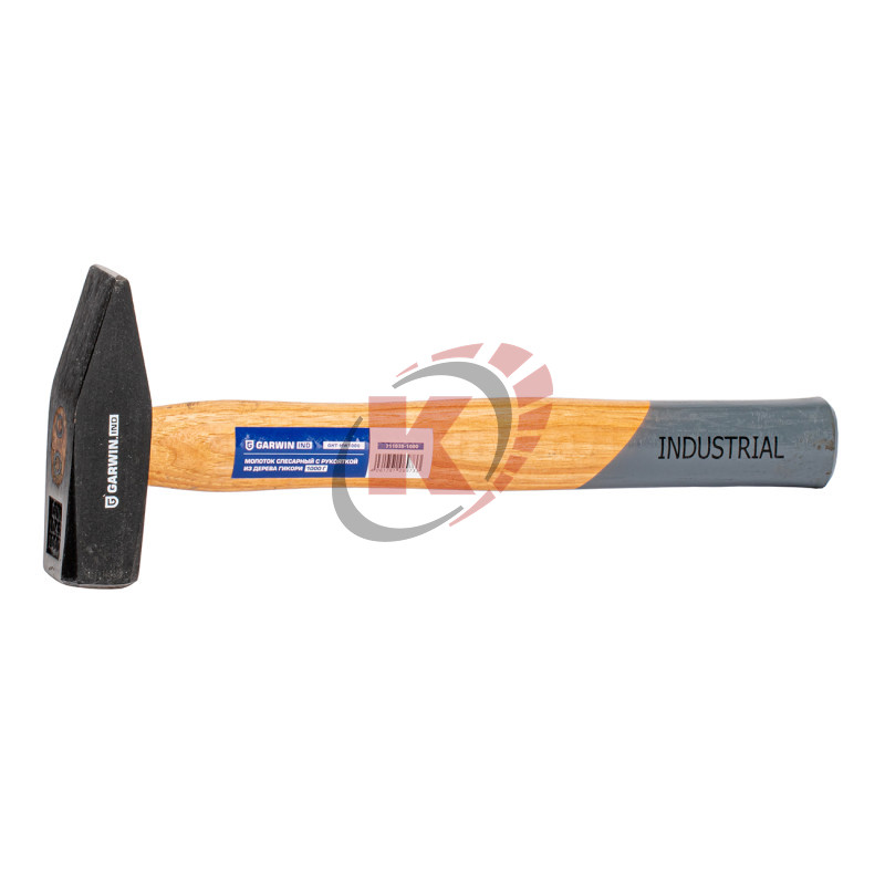 Молоток 1000г с деревянной ручкой квадратный боек (GHT-HW1000) Garwin