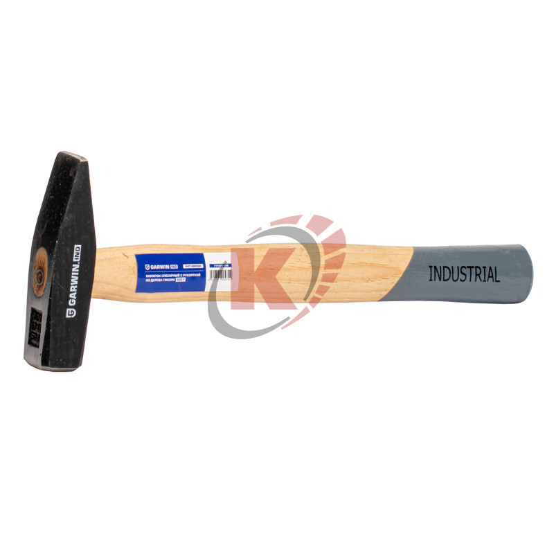 Молоток 500г с деревянной ручкой квадратный боек (GHT-HW0500) Garwin