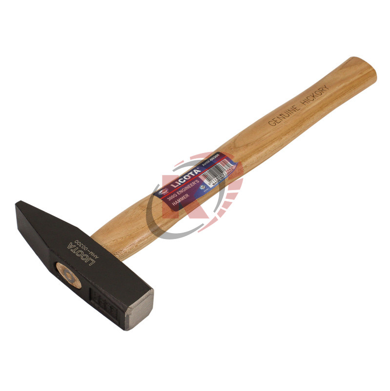 Молоток 300г с деревянной ручкой квадратный боек (AHM-00300) Licota