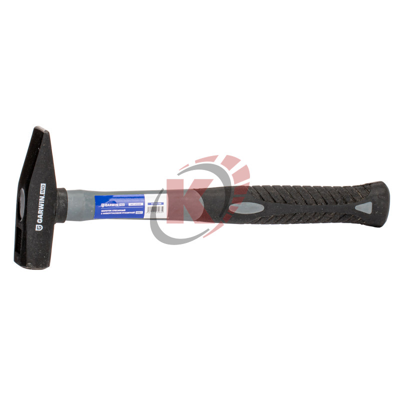 Молоток 500г с фиберглассовой ручкой квадратный боек (GHT-HF0500) Garwin