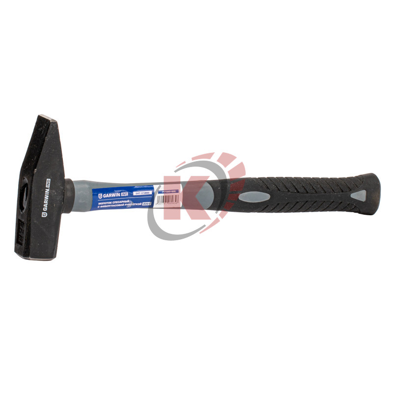 Молоток 800г с фиберглассовой ручкой квадратный боек (GHT-HF0800) Garwin