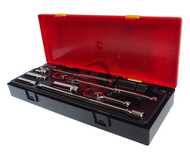 Набор головок для свечей зажигания с динамометрическим ключом 3/8 в кейсе 8 предметов (JTC-K3083)