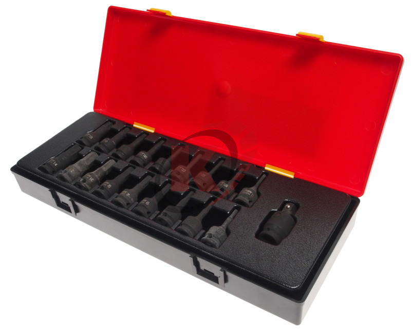Набор головок торцевых ударных 3/8" в кейсе 19 предметов (JTC-K3191)