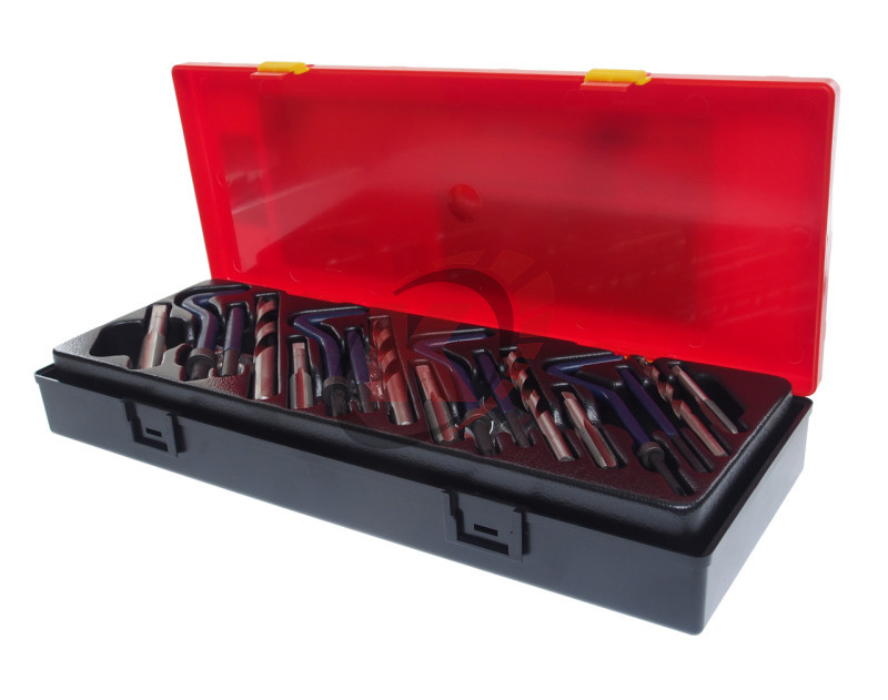 Набор для восстановления резьбы комбинированный в кейсе стар. артикул (JTC-K128Z)