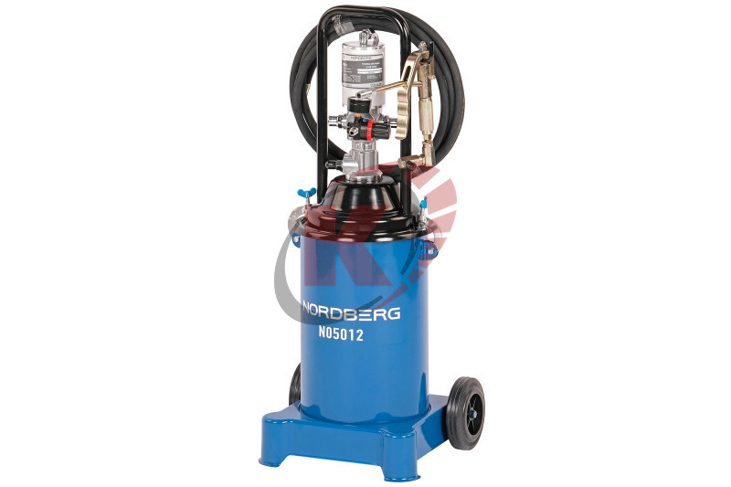 Солидолонагнетатель пневмат. 12кг (NO5012) Nordberg