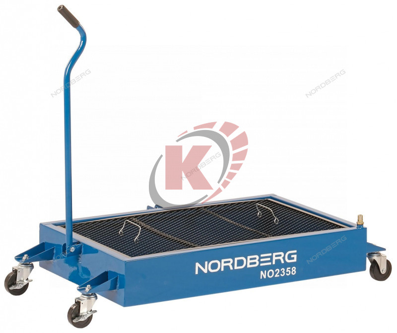 Емкость для слива масла 58л на колесах (NO2358) Nordberg