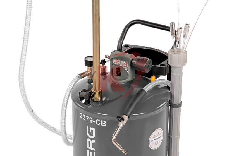 Установка для замены масла 65л пневматическая, серая (2379-CG) Nordberg