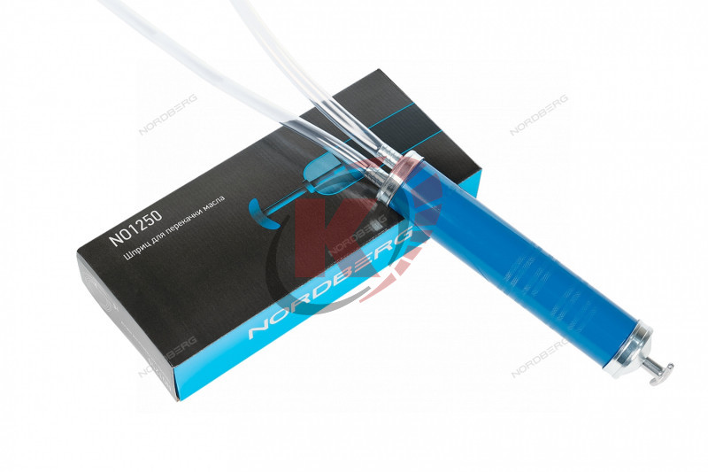 Шприц для перекачки масла 500мл двойного действия (NO1250) Nordberg