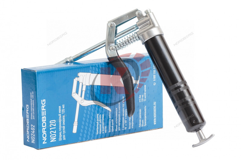 Шприц плунжерный мини для густой смазки (NO2120) Nordberg