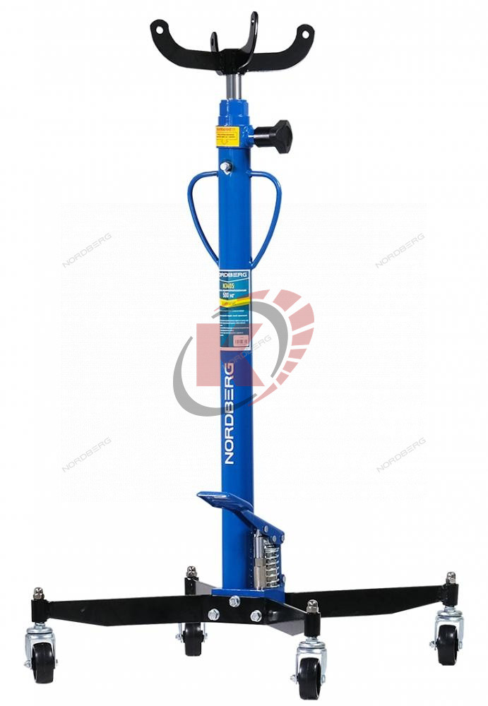 Стойка трансмиссионная гидравлическая 0,5т H=1100-1900мм синяя (N3405) Nordberg