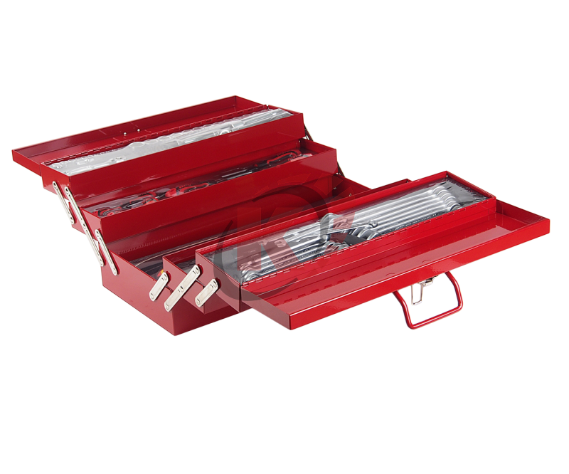 Набор инструментов в переносном инструментальном ящике 5 лотков 108 предметов (JTC-B108)