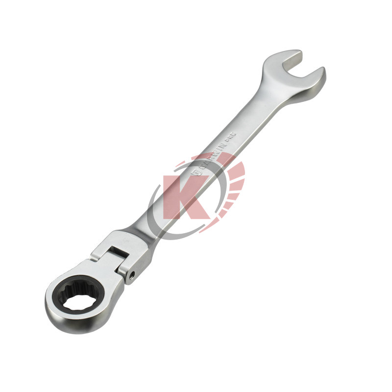 Ключ гаечный комбинир. 17х17 трещоточный шарнирный (602135-17) Garwin