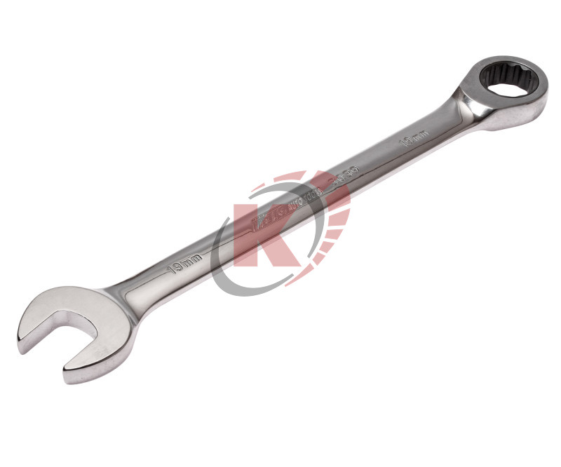 Ключ гаечный комбинир. 19х19 трещоточный (JTC-3039)