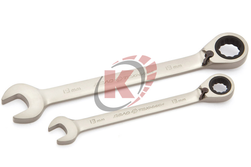 Ключ гаечный комбинир. 24х24 трещоточный с переключателем (515224) ДТ