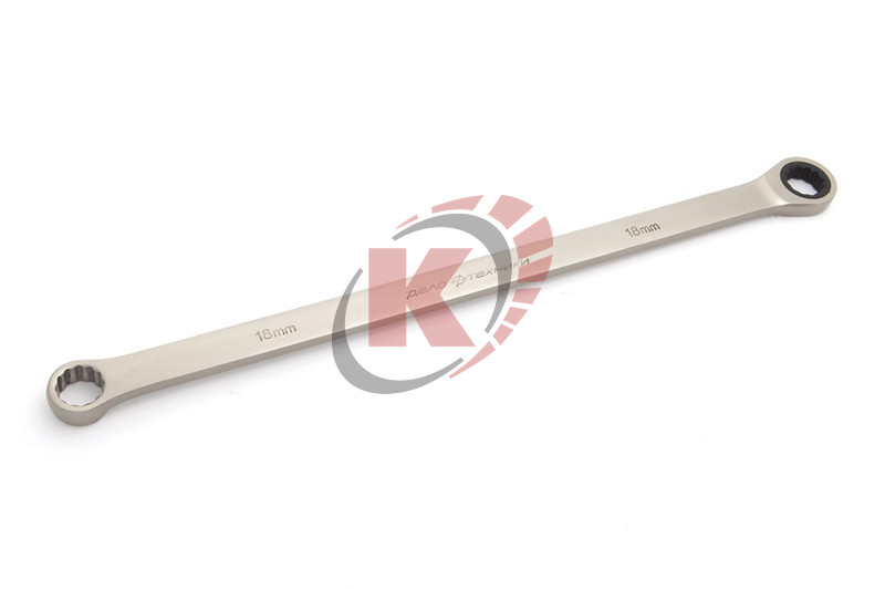 Ключ накидной трещоточный удлиненный 18 мм (524018) ДТ